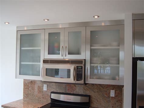 stainless steel cabinets with glass doors used|stainless steel cabinet designs.